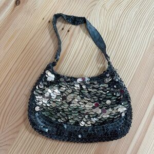 Sequin beaded purse